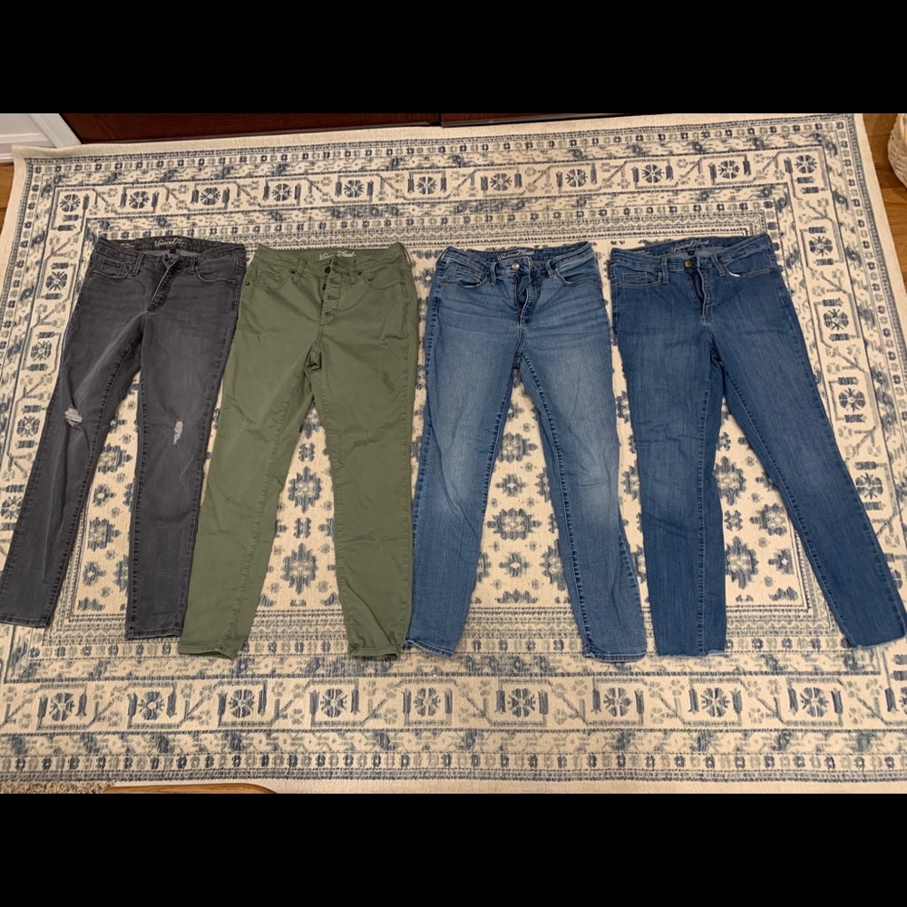 Urban threads lot of 4 jeans size 8 / 29 R